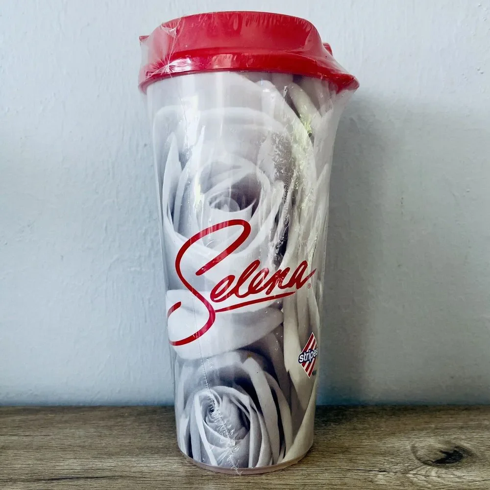 NEW SELENA Quintanilla Fiesta De La Flor Limited Edition Cup Tumbler Whirley